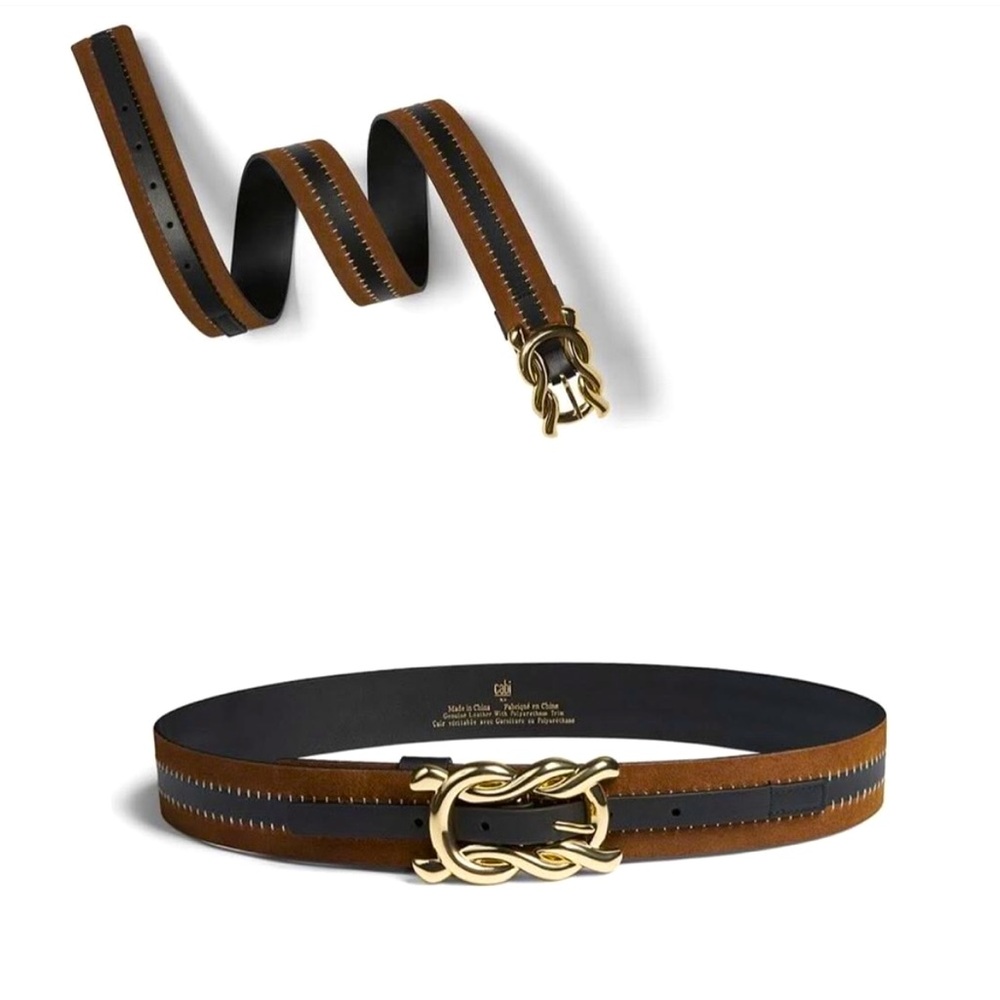 Cabi Twist Belt | Size M | 100% Leather